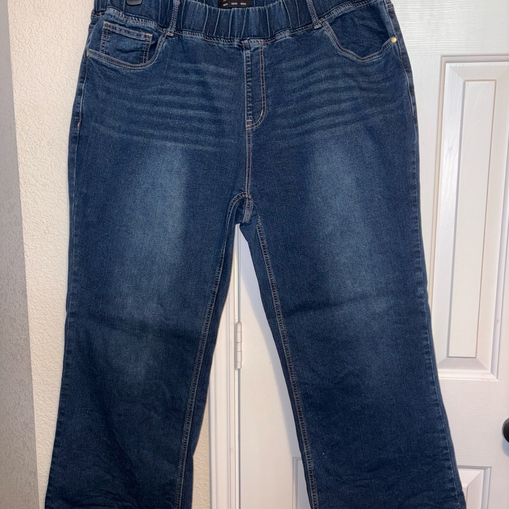 BloomChic Women’s Pull-On Flare Jeans